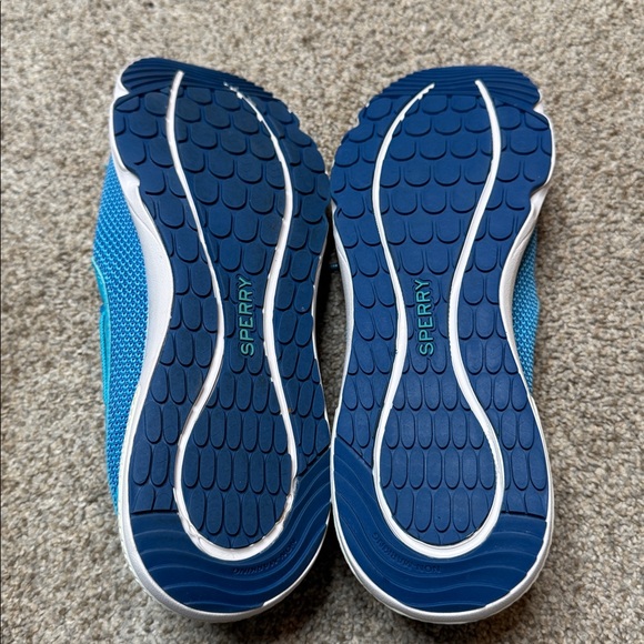Sperry | 7 Seas 3-eye Boat Shoe in Turquoise Size 8 - Picture 9 of 12
